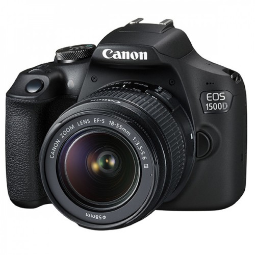 CANON EOS 1500D 24.1MP WITH 1855 IS II LENS FULL HD DSLR CAMERA Lowest