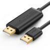 UGreen USB 2.0 Data link cable-Black 2M