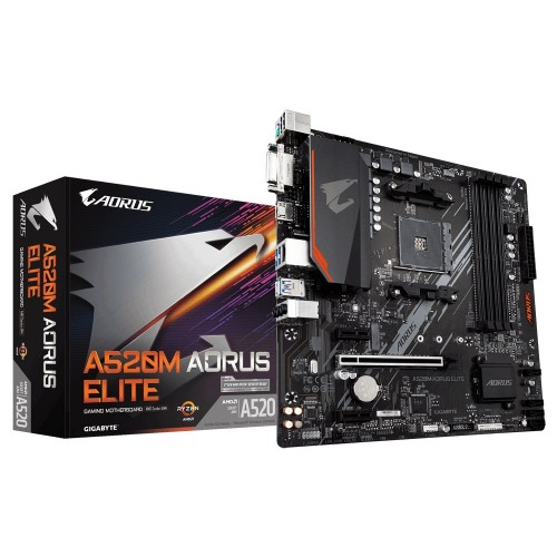 Gigabyte A520M Aorus Elite AMD AM4 ATX Gaming Motherboard Lowest Price