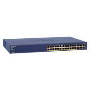 NetGear FS728TP 24-Port Fast Ethernet Rackmount PoE Smart Managed Pro Switch