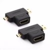 Ugreen 20144 Micro HDMI + Mini HDMI Male to HDMI Female Adapter