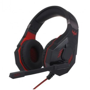 Ovleng Q10 USB Virtual 7.1 Wired LED Lighting Gaming Headphone Black-Red