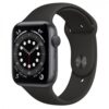 Apple Watch Series 6 (M00H3CH/A) 44mm Sport Band (Black)