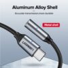 UGreen 30632 Type C to 3.5mm Female cable 10CM