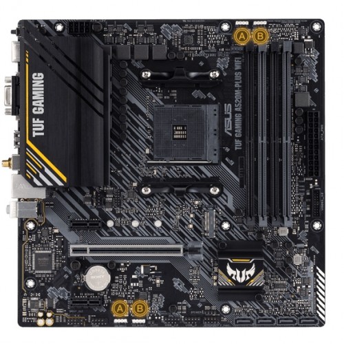 Asus TUF Gaming A520M-Plus WIFI Micro ATX AM4 Motherboard (2) title%