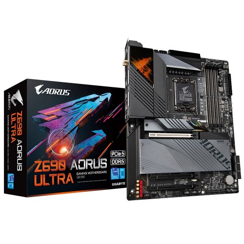Gigabyte AORUS Z690 ULTRA 12th Gen ATX Gaming Motherboard (rev. 1.x) Gigabyte AORUS Z690 ULTRA
