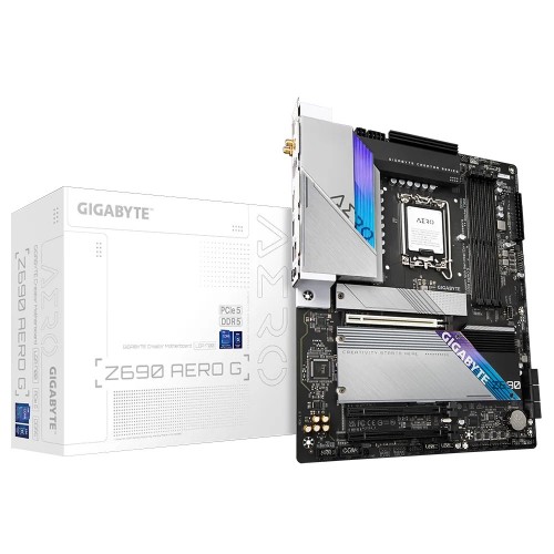 Gigabyte Z690 Aero G DDR5 12th Gen ATX Motherboard Gigabyte Z690 Aero G DDR5
