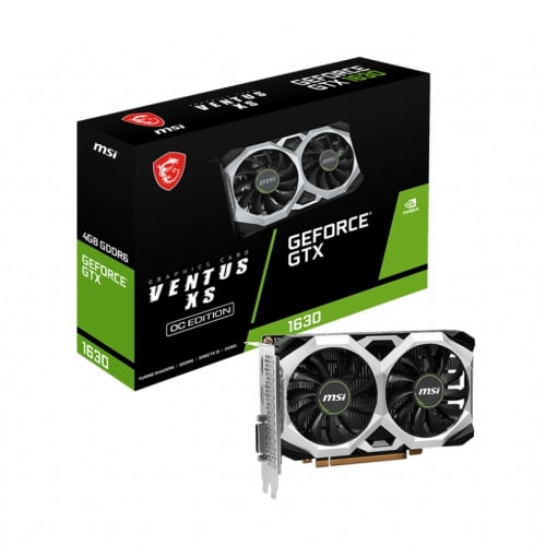 MSI GeForce GTX 1630 VENTUS XS 4GB OC GDDR6 Graphics Card (5) MSI GeForce GTX 1630 VENTUS XS 4GB OC
