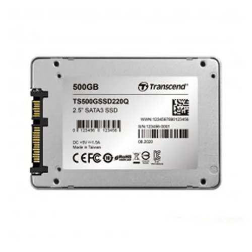 Transcend SSD220Q 500GB 2.5 Inch SATA III SSD title%