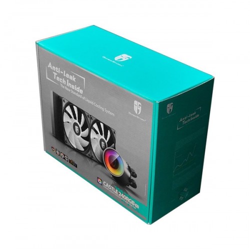 Deepcool Gamer Storm Castle 240RGB V2 Liquid CPU Cooler (4) title%