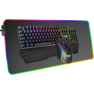 HAVIT KB511L RGB Mechanical Keyboard Mouse & Mouse Pad