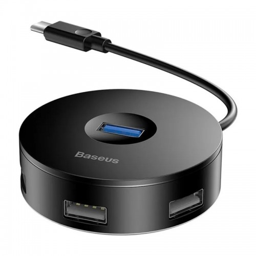 Baseus CAHUB-G01 Round Box 4-in-1 Type-C Hub Adapter title%